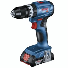 Bosch GSB 18V-45 Akku-Schlagbohrschrauber (inkl. 2x 2,0 Ah Akku + Ladegerät + Koffer)