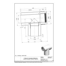 Atec MHG T-Stück für Kaskade DN 80/125