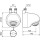 MORA tronic Compact Duschkopf WMS, mit Thermostatfunktion, Anschluss von oben Netzbetrieb
