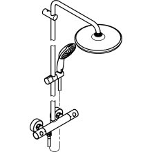 GROHE Duschsystem Tempesta 250 26670_1 Brause-THM KB Tempesta 250 chrom