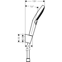 HG BS Raindance Select S 120 Porter 1600mm Brauseschlauch verchromt