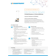 Sauermann Neu - Delta Pack 80x60 (Signalweiß)
