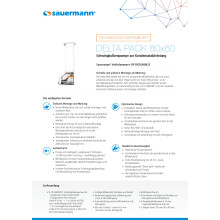 Sauermann Neu - Delta Pack 80x60 (Cremeweiß)