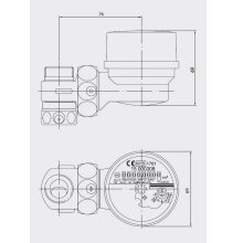 Badewannenzähler Eco Qn 1,5 - warm Eichung 2024 Wassergeräte