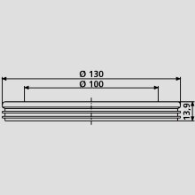 Sanit Lippendichtung für Bögen und Stutzen DN 90 und DN 100
