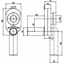 Sanit Urinal Absaug- und Geruchsverschluss DN 50