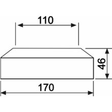 Sanit WC-Flachrosette DN 100