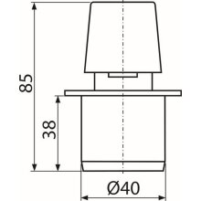 AlcaDrain Rohrbelüfter DN40