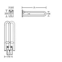 PBA Stützklappgriff 850mm -schwenkbar- aus hochwertigem Nylon