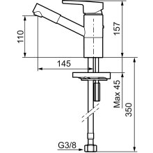 Mora MMIX B6 Waschtisch-Einhebelmischer Chrom