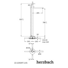 Herzbach NANO Standarmatur Wanne