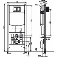 Sanit WC-Element INEO PLUS für Keramiken